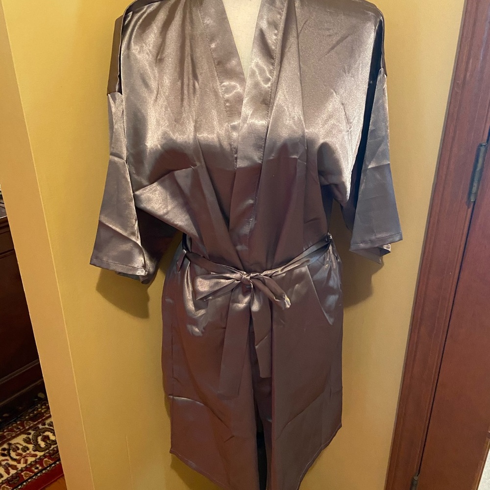 Silk robe